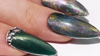 BLUESKY Cat Eye Coat Gel Polish | Green Color