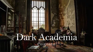 pov: you're studying and listening to music while it's raining [dark academia playlist]