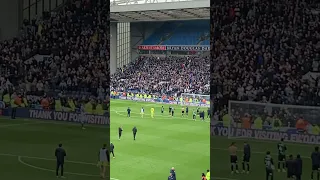 #coventrycity fans give Kyle McFadzean a fantastic send off at #Ewood #youtubeshorts #rovers  #pusb