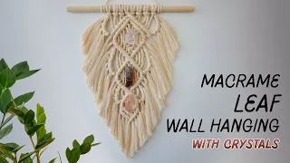Macrame Leaf (Feather) Wall Hanging Free Pattern!