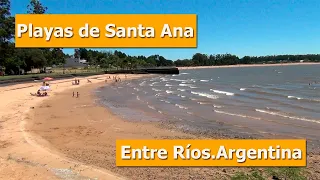 Las Playas de Santa Ana ✅ Entre Ríos - Playas en la costa del Río Uruguay + Camping + Alojamientos