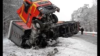 Truck Crash Compilation 2014 *NEW*