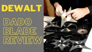 Dewalt 7670 Dado Blade Review Tablesaw Table Saw Woodworking Blades