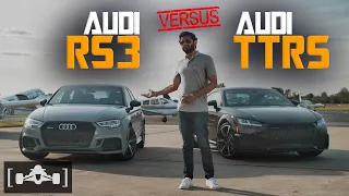 2020 Audi TTRS vs. Audi RS3 | Keeping it in the Family