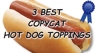 3 BEST Copycat Hot Dog Sauce Recipes | Coney Island & Sabretts Onion & Slawsa