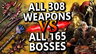 I Gathered All 308 Weapons in Elden Ring and Used Them to Defeat Every Boss!