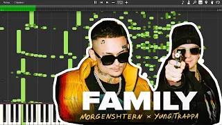 MORGENSHTERN & Yung Trappa - FAMILY  На MIDI клавиатуре / Всратый MIDI