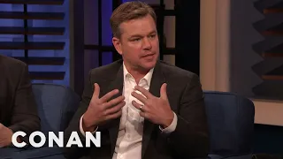 Why Matt Damon Signs So Many Autographs | CONAN on TBS