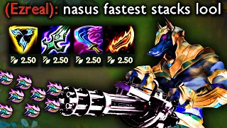 MAX ATTACK SPEED NASUS (FASTEST BONKS)