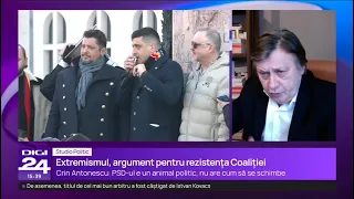 Studio politic. Crin Antonescu, despre Șoșoacă și Simion: Îi fac un serviciu lui Putin