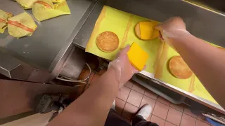 POV: Making 1,000 Cheeseburgers at McDonald's