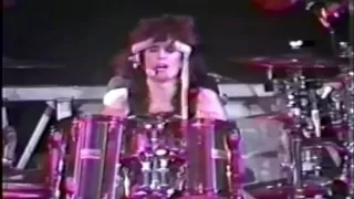 TOMMY LEE Drum Solo - Motley Crue Girls Girls Girls Tour 1987
