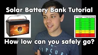 Solar Batteries: How low can you go? Increase performance and lifespan of your battery bank