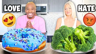 LOVE VS HATE FOOD CHALLENGE