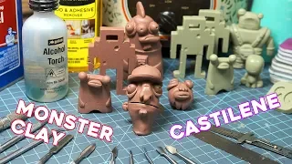 MONSTER CLAY & CASTILENE | Wax Clay Sculpting Toys, Action Figures, or Anything.