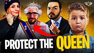 THE FIRST EVER PROTECT THE QUEEN CHALLENGE! SHE'S SO PRETTY! (Fortnite: Battle Royale)