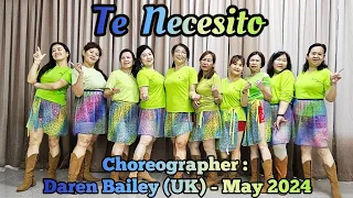 Te Necesito / LineDance/Choreo : Darren Bailey/TDM Ladies