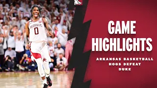 Highlights: Arkansas Razorbacks Defeat Duke | RAZORBACK BASKETBALL