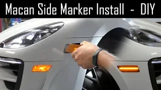 How to Install Porsche Macan Front LED Side Markers