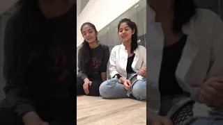 Anushka Sen and Jannat Zubair singing on song "paaniyon sa" #bestbff