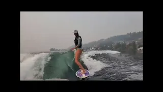 Beginner Wakesurf tricks with @Carly_Newell