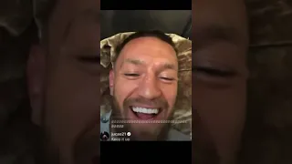 Conor McGregor talks about Dustin Poirier during his Insta live