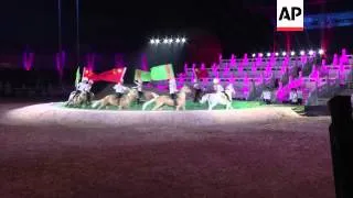 Jackie Chan and Turkmenistan President attend horse festival in China