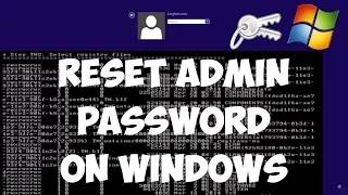 Reset Administrator password on Windows with Offline NT Password