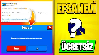 HERKESE ÜCRETSİZ ÖDÜL VEREN YENİ Link | ÜCRETSİZ EFSANEVİ KARAKTER - Brawl Stars