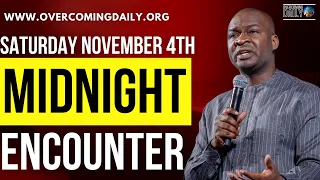 SATURDAY, NOV. 4TH MIDNIGHT SUPERNATURAL ENCOUNTER WITH THE WORD OF GOD | APOSTLE JOSHUA SELMAN