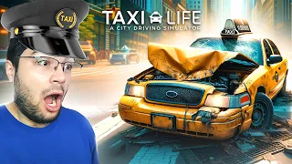 YANDEX TAXIDAN HAYDASHDI! MASHINAM AVARIYA BO'LDI ENDI TAKSIST EMASMAN - TAXI LIFE SIMULATOR #2