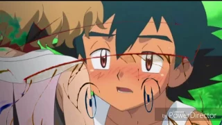 ❤/💙/💜Ash y tierno yo también para serena💜/💙/❤