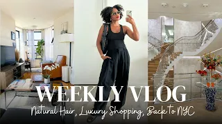 MIAMI ✈️ NYC WEEKLY VLOG! Luxury Shopping for Fashion Week, New Hairstyle & Cooking | MONROE STEELE