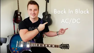 How To REALLY Play: AC/DC - Back In Black (part 1 guitar lesson + tutorial with tabs)