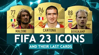 FIFA 23 | ICONS AND THEIR LAST FIFA CARDS! ft. Beckham, Gullit, Maldini...