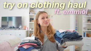 TRY ON HAUL FT EMMIOL | back to school clothing haul