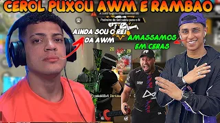 🤩CEROL PUXOU A AWM-Y NO CAMPEONATO JUNTO COM O NOBRU E ELES AMASSARAM DEMAIS! ft GORILA E FRESCO🤩