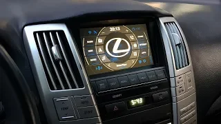 Lexus RX 2007-2010 установка блока навигации с ОС Андроид