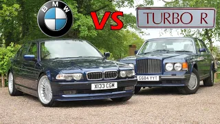 Bentley Turbo R vs BMW E38 750i - British Luxury vs German Muscle!