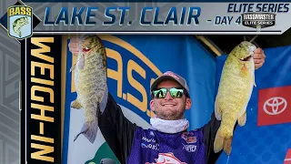 2020 Bassmaster Elite at Lake St. Clair - Day 4 Weigh-In