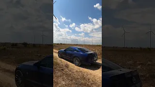 #Mustang at #WindFarm #Field #shorts #musclecar #sportcar #shelby #v6 #ford #форд #мустанг #спорткар