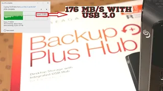 Seagate Backup Plus Hub 6TB Unboxing & Speed Test