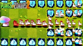 PvZ2 Who can resist 100 crazy chickens？
