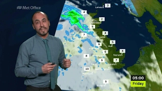 Thursday afternoon forecast 09/03/2017