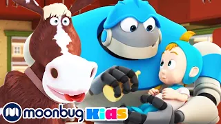 Got Milk - with Subtitles | Arpo the Robot | Cartoons for Kids | Moonbug Literacy