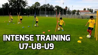 Intense Soccer Training ⚽️ Small Group Training Ideas 👉 U7-U8-U9