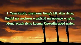 SDA Hymnal Song no 300 (Rock of Ages) in Luo - Yesu Ruoth Nisethona no. 285