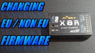 FrSky X8R: How To Change EU / Non EU Firmware