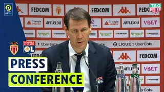 Press Conference AS MONACO - OLYMPIQUE LYONNAIS (2-3) - Week 35 - Ligue 1 Uber Eats / 2020-2021