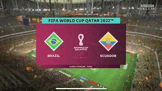 FIFA 23 - Brazil Vs Ecuador | FIFA World Cup 2022 Qatar - Final | PS5 Gameplay [4K60fps] Next Gen